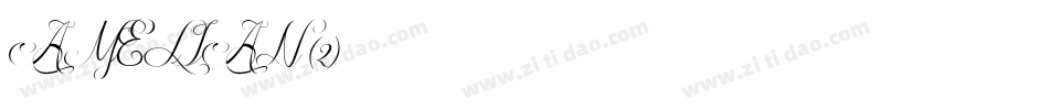 AMELIAN (2)字体转换